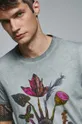 T-shirt bawełniany męski by Olaf Hajek kolor szary szary