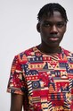 T-shirt bawełniany męski wzorzysty kolor multicolor multicolor RW22.TSMA21
