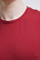 T-shirt męski gładki kolor czerwony Męski
