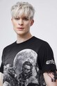 Bavlnené tričko pánske z kolekcie The Witcher x Medicine čierna farba RW22.TSMB51 čierna