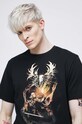 T-shirt bawełniany męski z kolekcji The Witcher x Medicine kolor czarny RW22.TSMB54 czarny