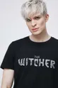 T-shirt bawełniany męski z kolekcji The Witcher x Medicine kolor czarny Męski