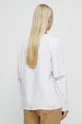 Bluzka damska z fakturą kolor biały 100 % Wiskoza