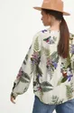 Bluzka damska w kwiaty kolor beżowy 100 % Wiskoza