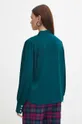 Blúzka dámska zelená farba 100 % Polyester