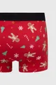 Bokserki bawełniane męskie świąteczne (2-pack) kolor multicolor Męski