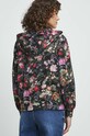 Odzież Bluza bawełniana damska w kwiaty kolor czarny RW23.BLD040 czarny