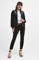 Bluza damska z aplikacją kolor czarny RW23.BLDA01 czarny RW23