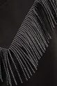 Bluza damska z ozdobną aplikacją kolor czarny Damski