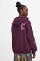 Bluza bawełniana damska z kolekcji Medicine x Veronika Blyzniuchenko kolor fioletowy fioletowy RW23.BLDB50