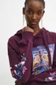 Bluza bawełniana damska z kolekcji Medicine x Veronika Blyzniuchenko kolor fioletowy Damski