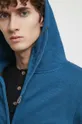 Bluza męska z kapturem kolor turkusowy Męski