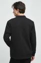 Bluza męska z fakturą kolor czarny Materiał zasadniczy: 60 % Bawełna, 40 % Poliester, Inne materiały: 60 % Bawełna, 38 % Poliester, 2 % Elastan