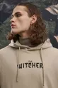 beżowy Bluza męska z kolekcji The Witcher x Medicine kolor beżowy