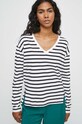Longsleeve bawełniany damski kolor biały RW23.BUD020 biały RW23