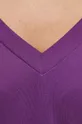 fialová Tričko s dlhým rukávom dámsky fialová farba