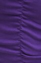 Longsleeve bawełniany damski gładki kolor fioletowy RW23.BUD800 fioletowy