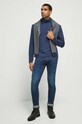 Longsleeve męski z golfem kolor granatowy RW23.BUM072 granatowy RW23