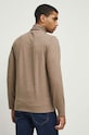 Odzież Longsleeve męski z golfem kolor brązowy RW23.BUM072 brązowy