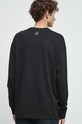 Odzież Longsleeve bawełniany męski - Kolekcja jubileuszowa. 2023 Rok Wisławy Szymborskiej x Medicine, kolor czarny RW23.BUM350 czarny