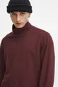 burgundské Bavlnené tričko s dlhým rukávom Medicine