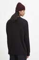 Odzież Longsleeve bawełniany męski z fakturą kolor czarny RW23.BUMB01 czarny