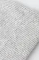 Čepice z vlněné směsi dámská šedá barva 70 % Polyester, 10 % Akryl, 10 % Polyamid, 5 % Elastan, 5 % Vlna