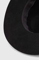 Vlněný klobouk černá barva černá RW23.CAD303