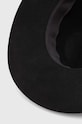 Vlněný klobouk černá barva černá RW23.CAD303