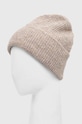 Czapka z domieszką wełny damska beanie kolor beżowy RW23.CAD701 beżowy RW23