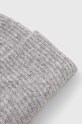 Akcesoria Czapka z domieszką wełny damska beanie kolor szary RW23.CAD701 szary