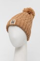 Czapka damska beanie z pomponem kolor beżowy RW23.CAD806 beżowy RW23