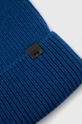 Czapka męska beanie gładka kolor niebieski 55 % Bawełna, 45 % Akryl