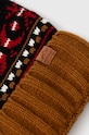 Akcesoria Czapka męska beanie z pomponem kolor multicolor RW23.CAM814 multicolor