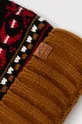 Czapka męska beanie z pomponem kolor multicolor 100 % Akryl