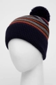 Czapka męska beanie z pomponem kolor multicolor multicolor