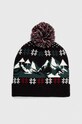 Czapka męska beanie z pomponem kolor multicolor pozostałe multicolor RW23.CAM900