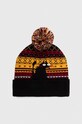 Czapka męska beanie z pomponem kolor multicolor pozostałe multicolor RW23.CAM903