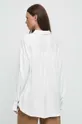 Koszula damska gładka kolor biały 100 % Wiskoza