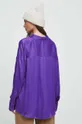 Koszula damska gładka kolor fioletowy 100 % Wiskoza