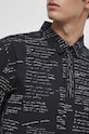 Košeľa pánska Jubilejná kolekcia Nadácia W. Szymborskej x Medicine čierna farba RW23.KDM320