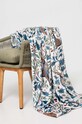 Koc z wzorzystego materiału 160 x 220 cm kolor multicolor multicolor RW23.KOU407