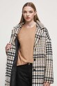 Płaszcz damski wzorzysty kolor multicolor RW23.KPD600