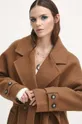 beige Medicine cappotto in lana