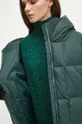 Płaszcz puchowy pikowany kolor zielony