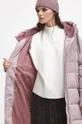 Kabát dámský růžová barva