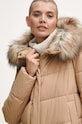 Kabát dámský zateplený prošívaný béžová barva béžová RW23.KPD903