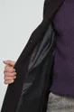 Płaszcz z domieszką wełny męski kolor bordowy