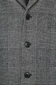 Płaszcz z domieszką wełny męski z kapturem kolor multicolor RW23.KPM502 multicolor