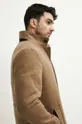 marrone Medicine cappotto con aggiunta di lana